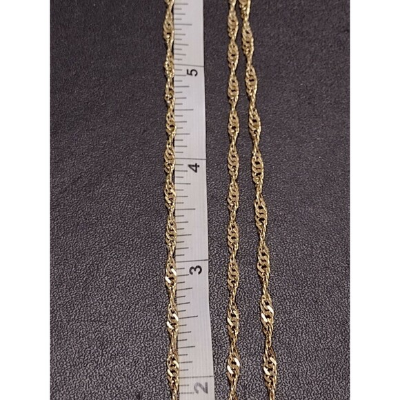 **Sale** 18KT GP twisted necklace and bracelet set - Picture 5 of 10